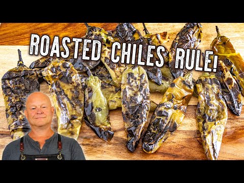 How Roast Chili Peppers (3 Ways) + Freeze Them