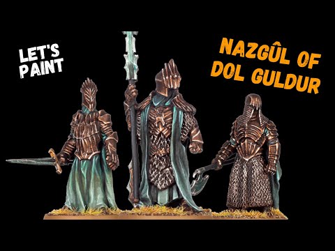 How to Paint Nazgul for Middle-Earth Miniatures!