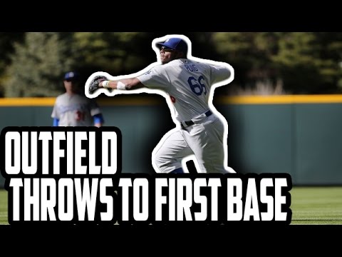 MLB: Throws To First From Outfield (HD)