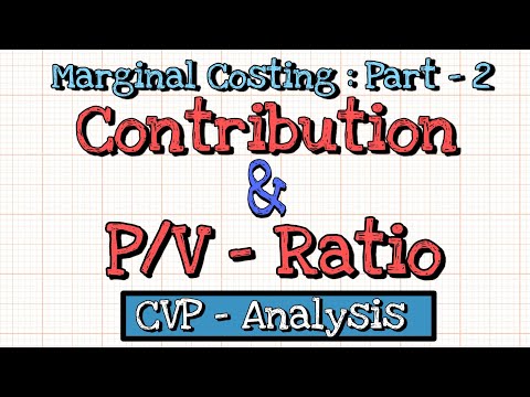 02 Marginal Costing: CVP analysis - English : CMA inter | CMA Final SCM | CA inter | CA final SCMPE