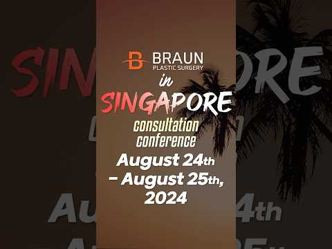 BRAUN’s Consultation Conference in SINGAPORE! #plasticsurgeryinkorea #glowup #rhinoplasty #fyp