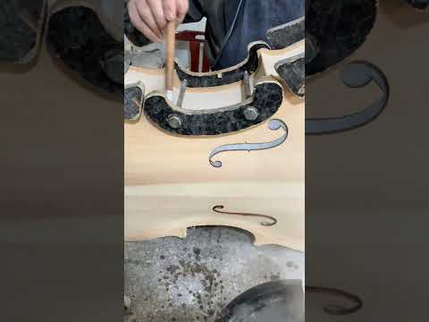 Fiddle making process       fiddle making, have you ever seen such a process What is this doing do y