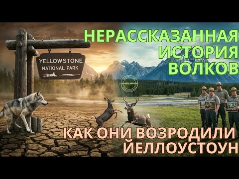 Как Волки Возродили Йеллоустоун: История Экологического Чуда"#ОхранаПрироды #НациональныеПарки