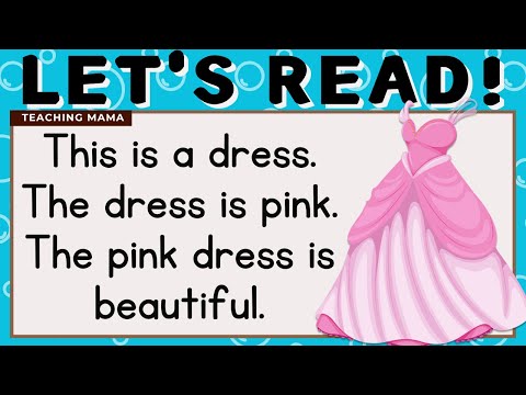 LET'S READ! | PRACTICE READING ENGLISH | SIMPLE SENTENCES FOR KIDS | LEARN TO READ | TEACHING MAMA