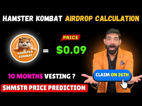 HAMSTER KOMBAT VESTING | HAMSTER KOMBAT DISTRIBUTION | HAMSTER KOMBAT PRICE PREDICTION