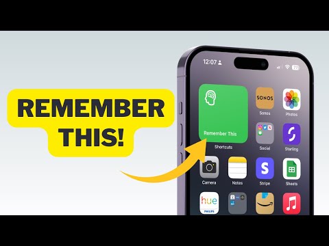 This NEW iPhone Shortcut is AWESOME for Memory Loss!