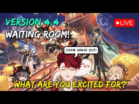 🔴 VERSION 4.4 WAITING ROOM 🍿 LET'S PLAY SOME PALWORLD WHILE WAITING ❤️| Genshin VTuber LIVE