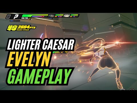 Evelyn Lighter Ceasar Team Gameplay in Zenless Zone Zero 1.5 Beta