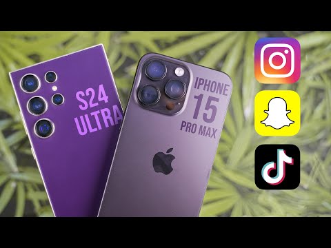 Samsung Galaxy S24 Ultra vs iPhone 15 Pro Max - Instagram, Snapchat & TikTok Camera Test!