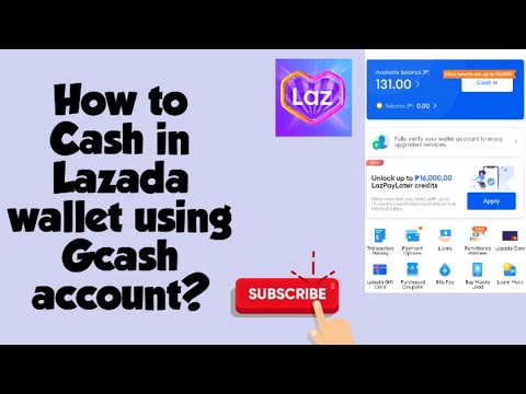 How to Cash in Lazada wallet using gcash account?#howtocashinlazadawallet #lazadawallet #gcash