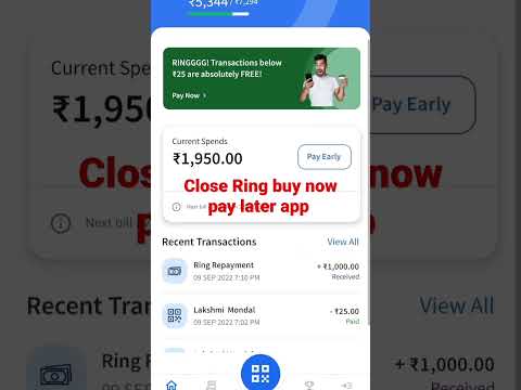 Ring buy now pay later bad update and bad buy now pay later app