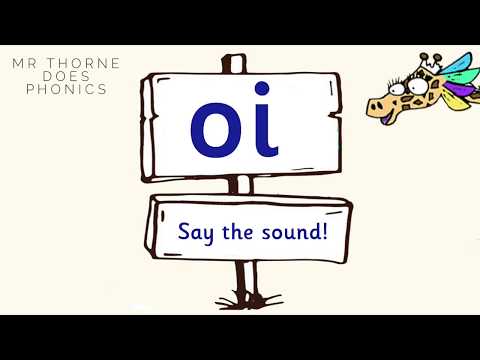 Geraldine the Giraffe's Phonics Flash Cards - Episode OI