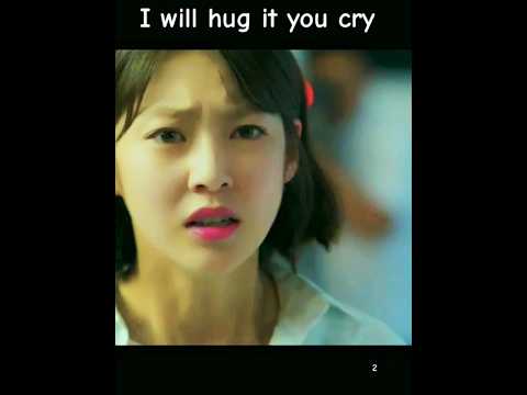 She was crying 😢 so he hugged her #kdrama #shorts #love