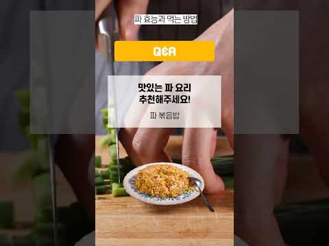 파 효능과 간단한 레시피 달달하게 드셔보세요