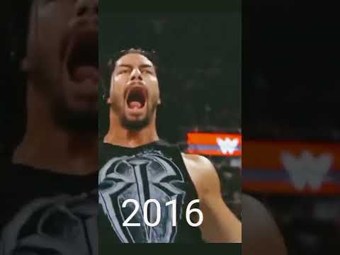 evolution of roman Reigns # bloodline # head of the table