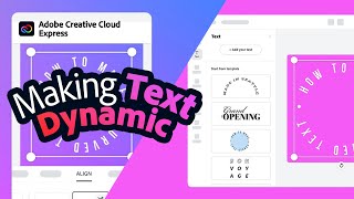 How to Create Curved Text | Adobe Express