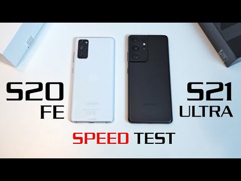 Samsung Galaxy S20 FE vs S21 Ultra - Speed Test - Exynos 990 vs Exynos 2100 - ANY Difference?