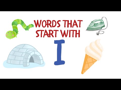 Words That Start With I alphabet learning #alphabetlearningforkids #alphabetlearning