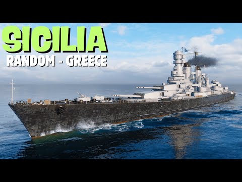 Sicilia - 4K baseXP with 16 guns in his first battle