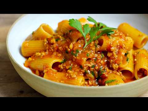 Tofu Bolognese – Creamy, Rich, and Meat-Free!