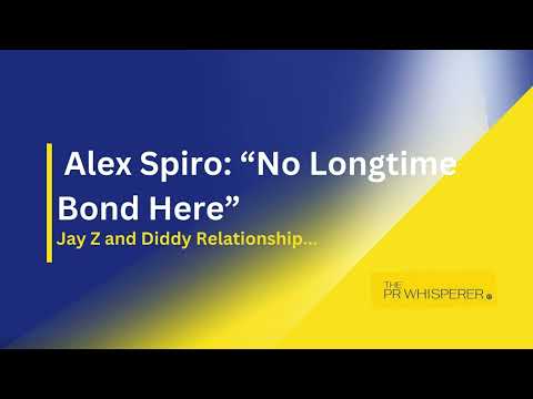 Alex Spiro: No Longtime Bond Here #prtips #crisis