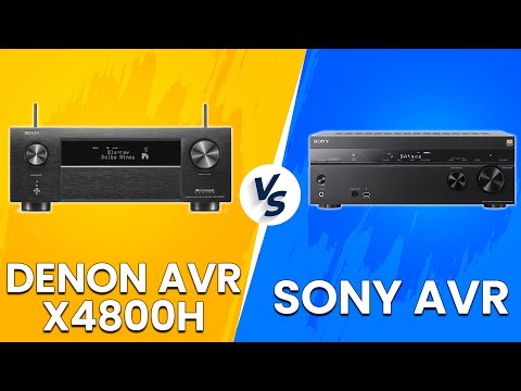 Denon AVR X4800H vs Sony AVR STR AN1000 - Which Receiver Works Better? (In-Depth AVR Comparison!)