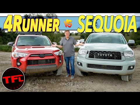 Can the HUGE Toyota Sequoia TRD Pro Keep Up with a 4Runner Off-Road? Let's Find Out!