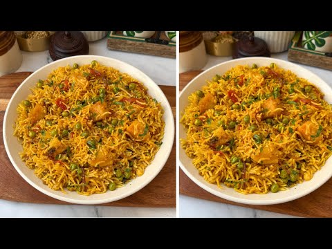 Smokey Aloo Matar Pulao Recipe | Veg Pulao Recipe | Aloo Matar Pulao | Pulao Recipe