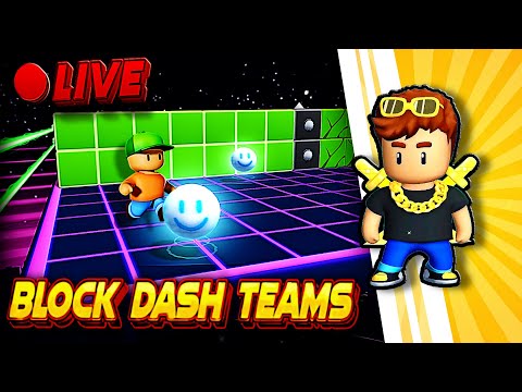 🔴 Block Dash Teams LIVE🔥| EU Server🌍 | Stumble Guys🥊| #stumbleguys #blockdash