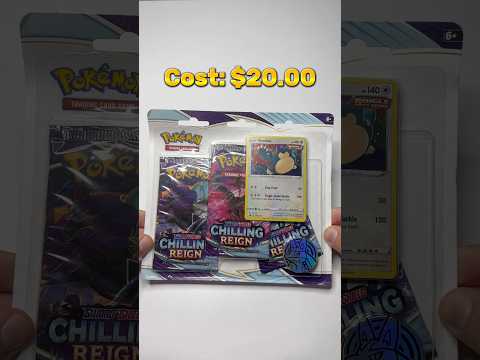 I Open a Pokemon Chilling Reign Blister Pack