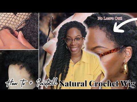 NEW No Leave Out Full Crochet Wig HOW TO *ElonBlu Method* Thin Hair Approved