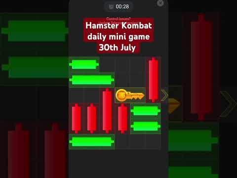 Hamster Kombat daily mini game 30th July todays mini game #hamsterkombat #minigame #ciphercodes