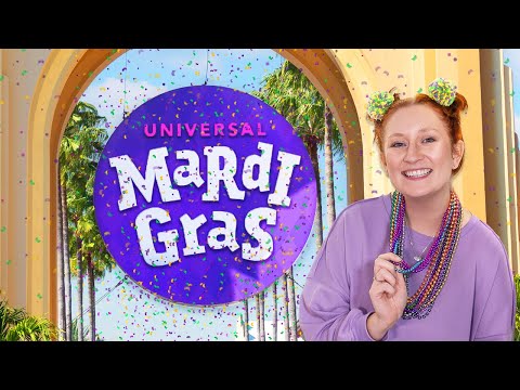 Opening Day of Universal's Mardi Gras 2024!