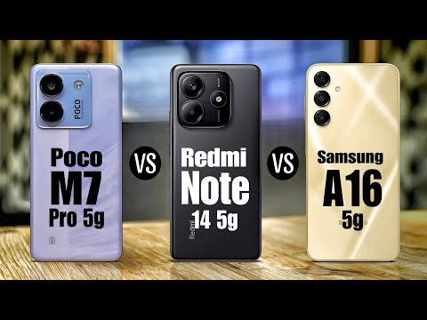 Poco M7 Pro 5g Vs Redmi Note 14 5g Vs Samsung Galaxy A16 5g