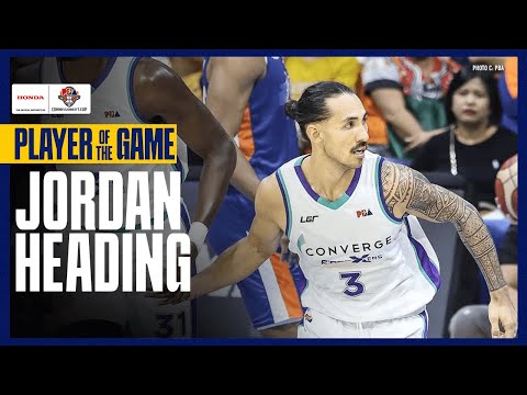 Jordan Heading’s 30-PT GIFT for Converge vs Meralco 🎁| PBA SEASON 49 COMMISSIONER’S CUP | HIGHLIGHTS