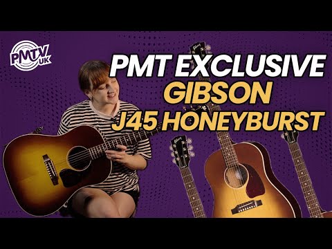 First Look At The Gibson J45 Honeyburst: A PMT Exclusive Model!