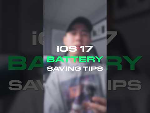 iOS 17 Battery SAVING Tips 🪫