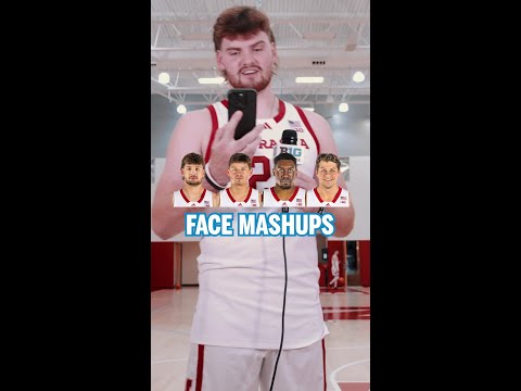 Can The Huskers Guess the Face Mash-Ups? | Nebraska Basketball