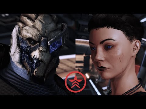 Garrus & FemShep Moments (Mostly Renegade Romance) in ME 2 | Mass Effect Legendary Edition