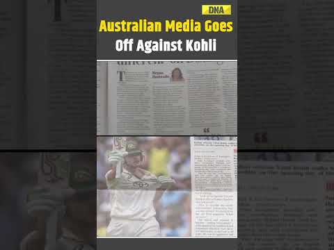 Australian Media Goes Off Against Virat Kohli Over Sam Konstas Incident #viratkohli #indvsaus #bgt