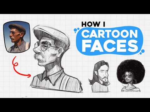 How to Draw Cartoon People? (from Reference)