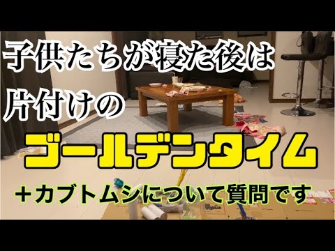 【リビングリセット】何が散らかっているか紹介【カブトムシバキバキ】