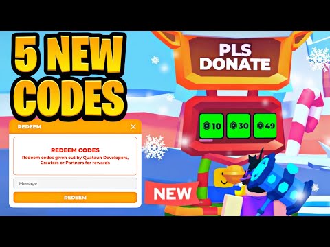 ❄️NEW❄️ ALL WORKING CODES FOR PLS DONATE IN JANUARY 2025! ROBLOX PLS DONATE CODES