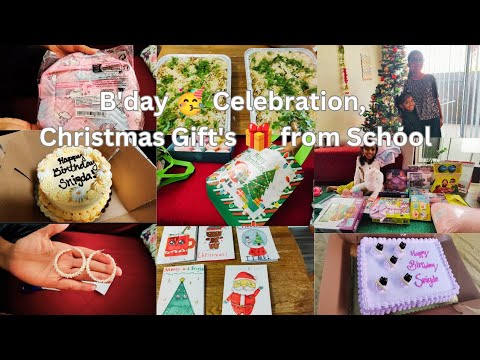 Birthday 🥳 Celebration | Christmas ⛄ Gift's 🎁 from Students and teachers | End of 2024 #indianmom