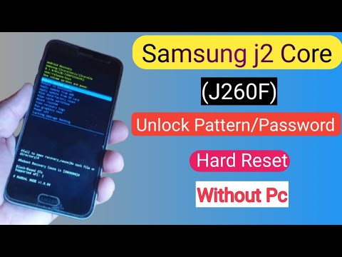 Samsung J2 pro (J260F) Hard Reset without PC! (2024)