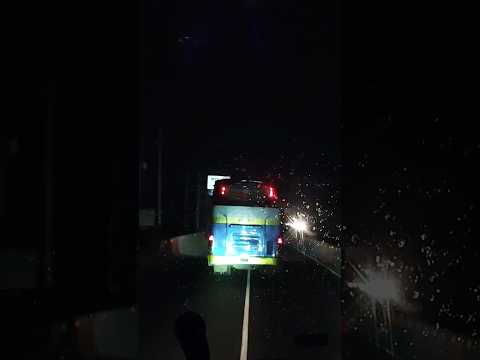 Bus Overtake In Dhaka Chittagong highway On Midnight #shorts #traveloflife