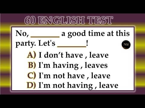 60 English Grammar Quiz | Verb Forms  v1 v2 v3 English | Conjugation Of Verbs | No.1 Quality English