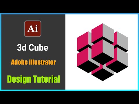 How to Create 3d Cube in Adobe illustrator