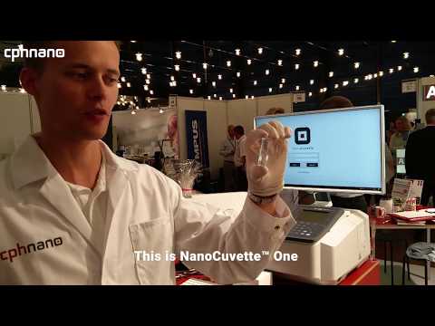 Demonstration of NanoCuvette™ One at LabDays