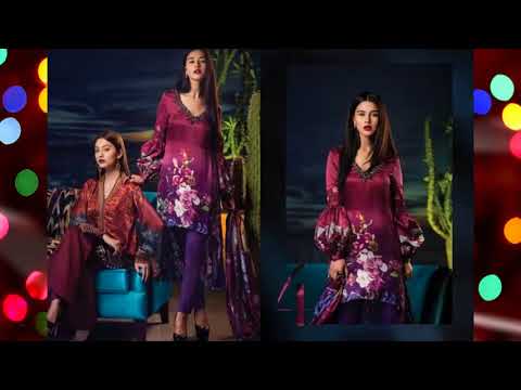 Beautiful MARIA B Silk Collection 2018 for Ladies